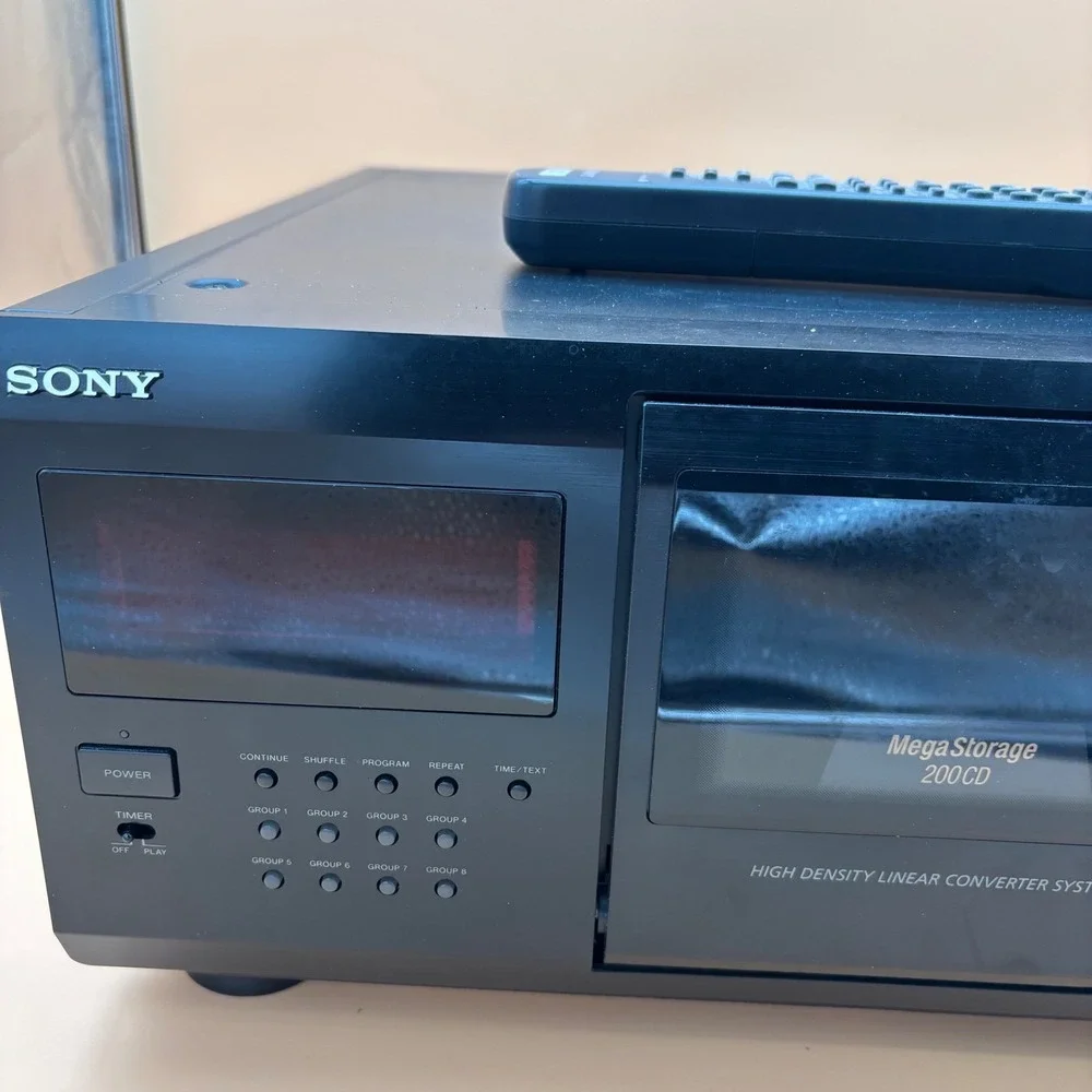 Sony CDP-CX255 MegaStorage 200 CD Compact Disc Player with Remote TESTED WORKING